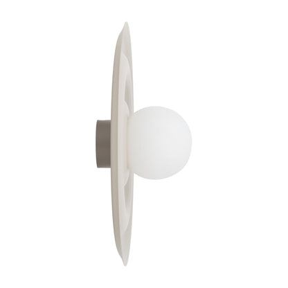 ONDA Opal Glass Wave Wall Sconce for Bedroom, Hallway & Living Room