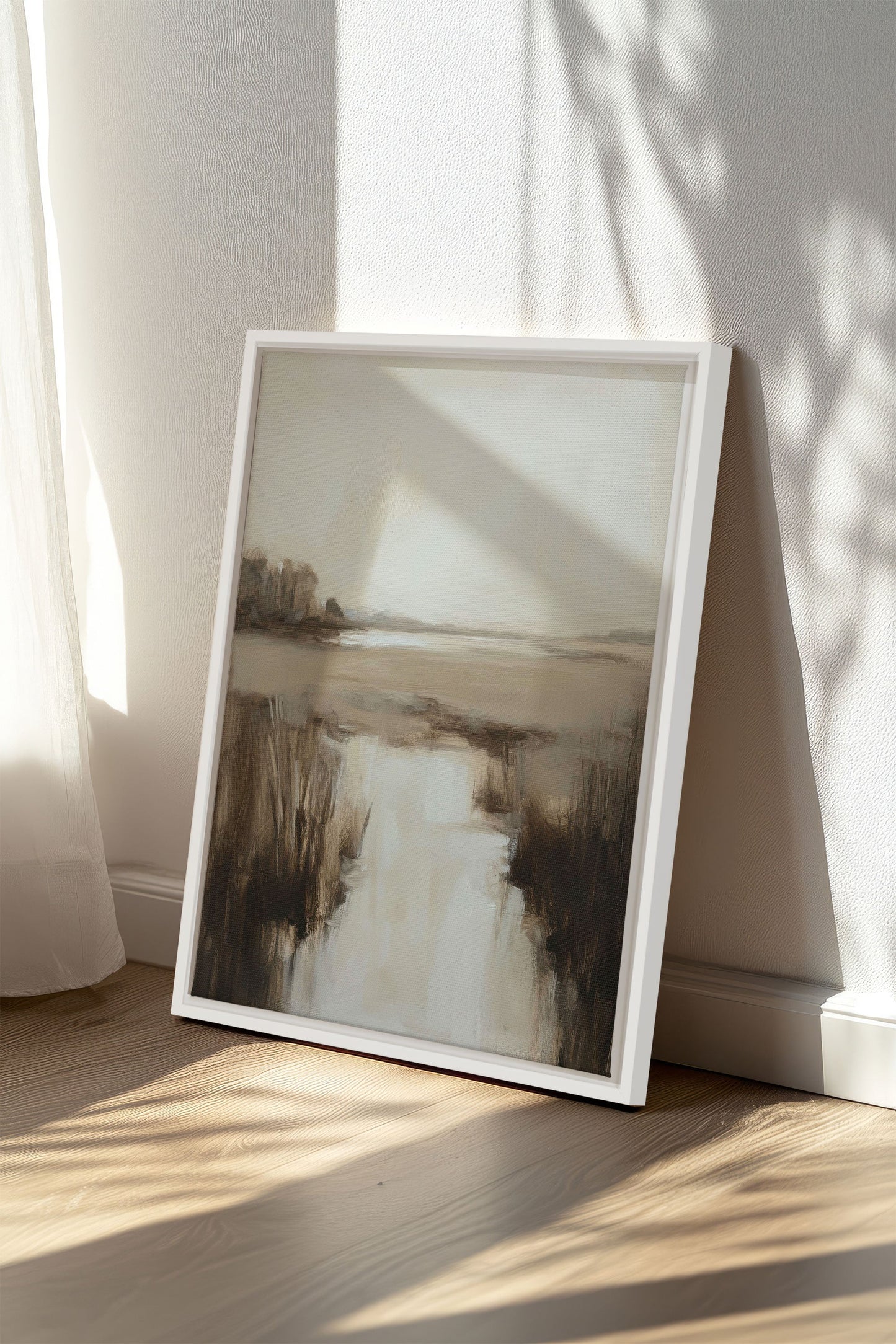 MISTY HORIZON, Oeuvre sur toile étirée