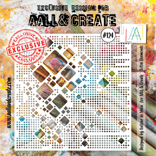 AALL and Create Stencil - 124 - Lotza Diamondz