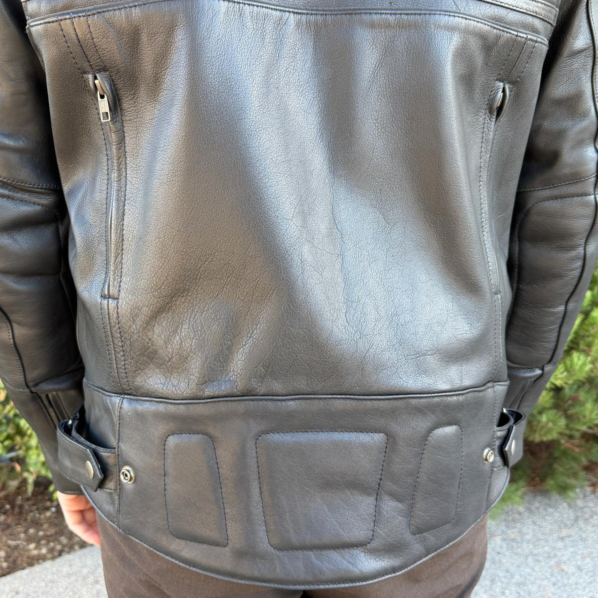 Open Road Men's Leather Armored Riding Jacket | Motorcycle Jacket