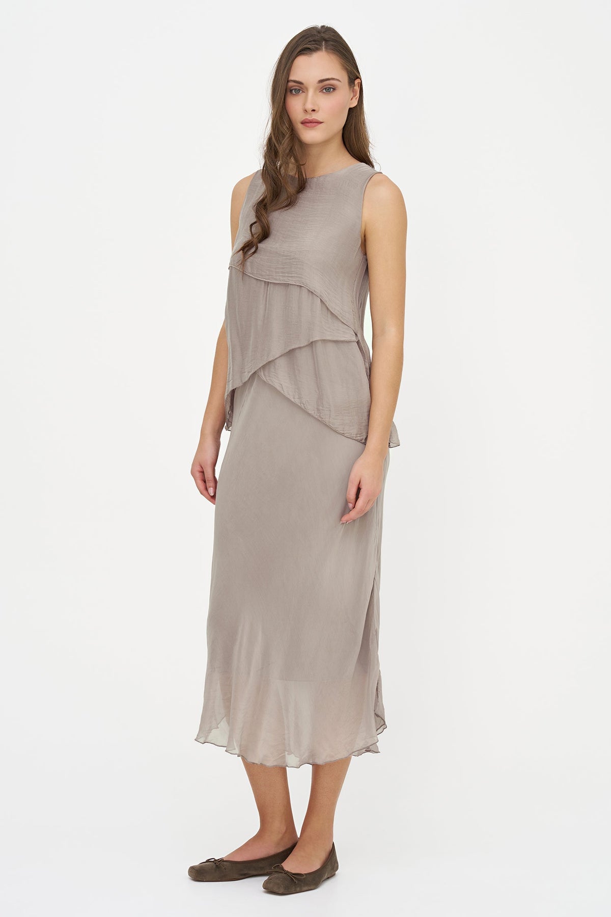 Women's Sleeveless Crew-Neck Top