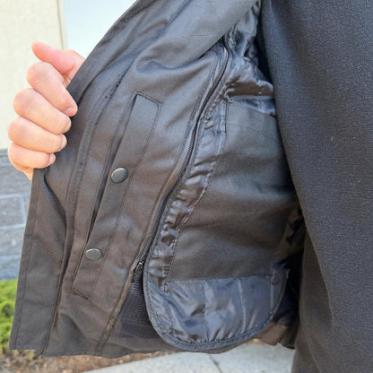 Open Road Men's Reflective Skull Cordura Motorcycle Jacket