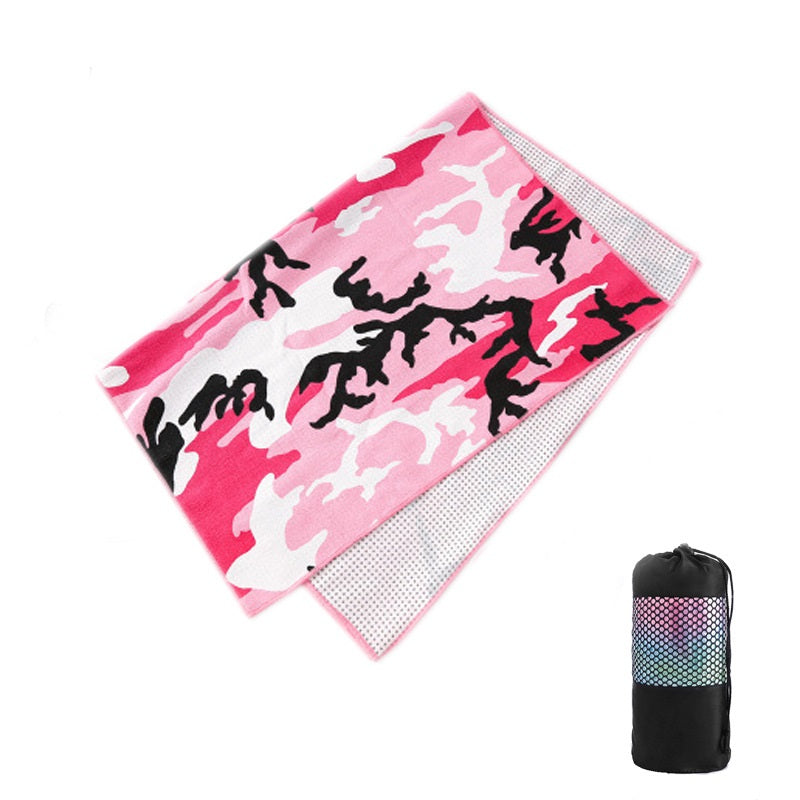 Tie-Dye Yoga Blanket – Wide Yoga Mat Pad Towel & Exercise Drape
