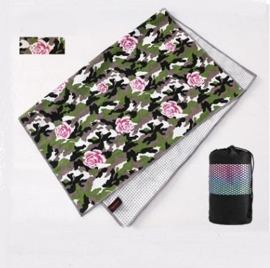 Tie-Dye Yoga Blanket – Wide Yoga Mat Pad Towel & Exercise Drape