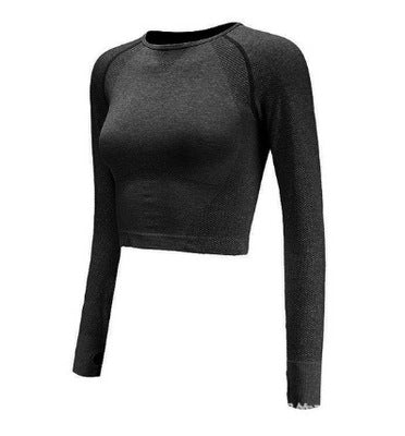 Yoga Long Sleeve Workout Top – Women's Performance Fitness Activewear