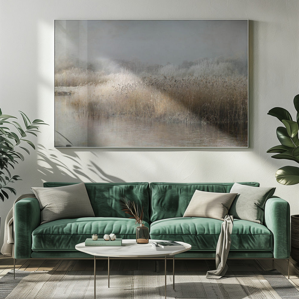 Wandbild Wintermorgen