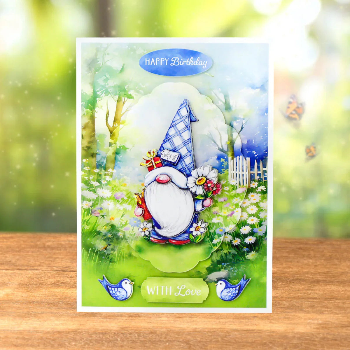 The Garden Gnomes Card Making Kit