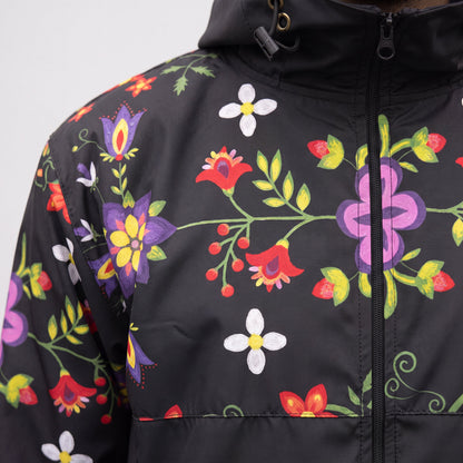 OLDTRIBES™ Midnight Bloom Windbreaker