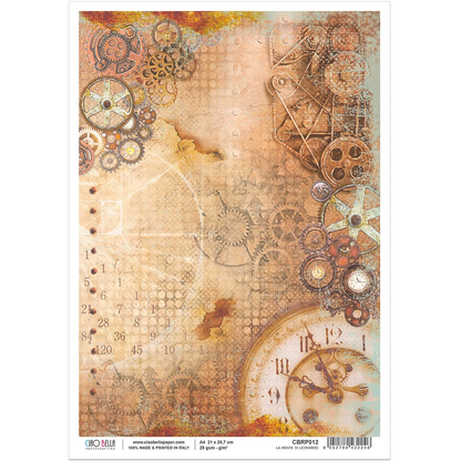 Ciao Bella Rice Paper A4 La Mente Di Leonardo