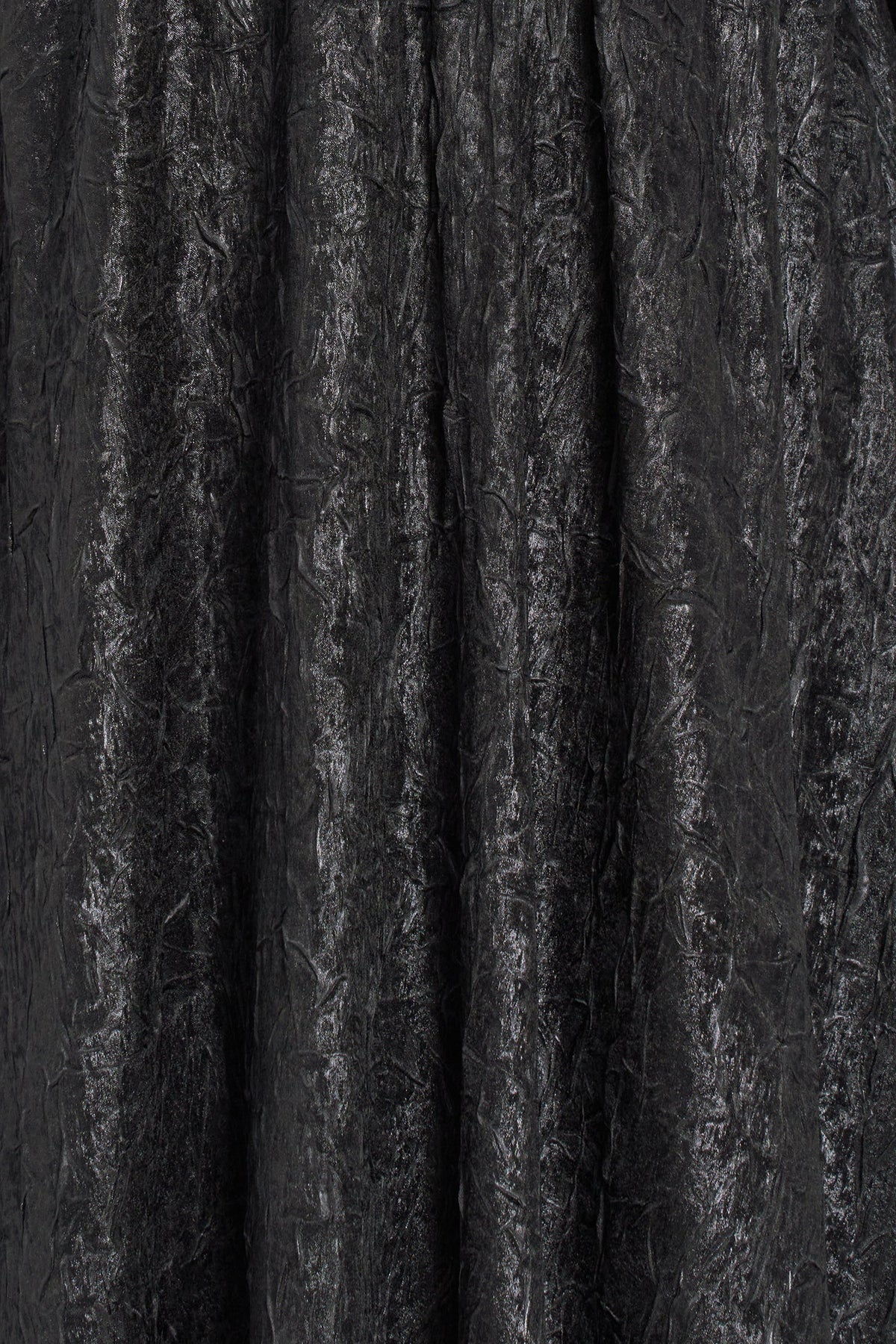 Women's Woven Fixed Crossover V-Neck Dress with Long Sleeves