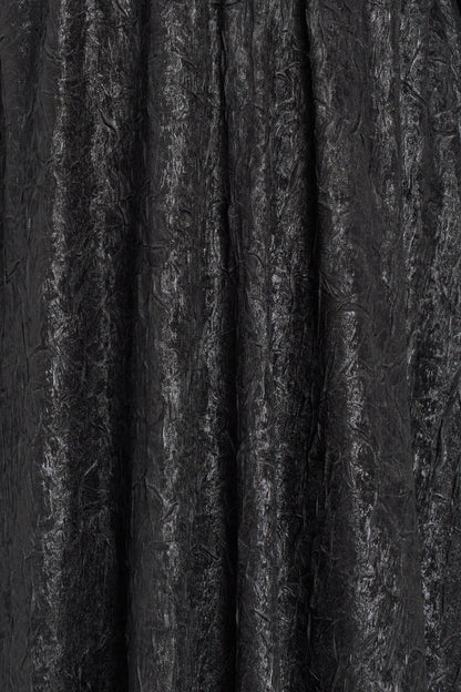 Women's Woven Fixed Crossover V-Neck Dress with Long Sleeves