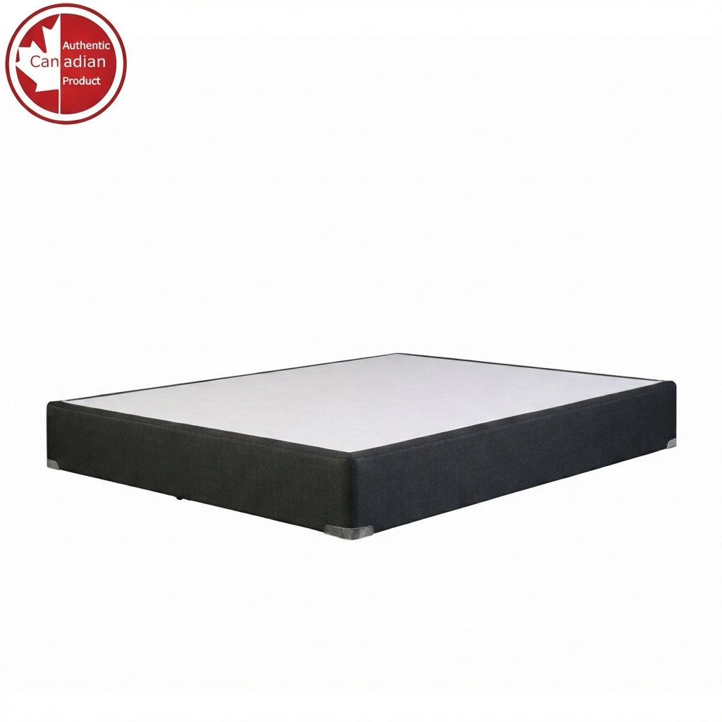 UltraFlex® EasySleep Mattress and BoxSpring Set - Canadian-Made Medium Firm Gel Infused Reversible Comfort With Pressure Relief, Cooling Technology, Bamboo Cover, CertiPUR-US® Certified Foam Eco-Friendly Mattress (Made in Canada)