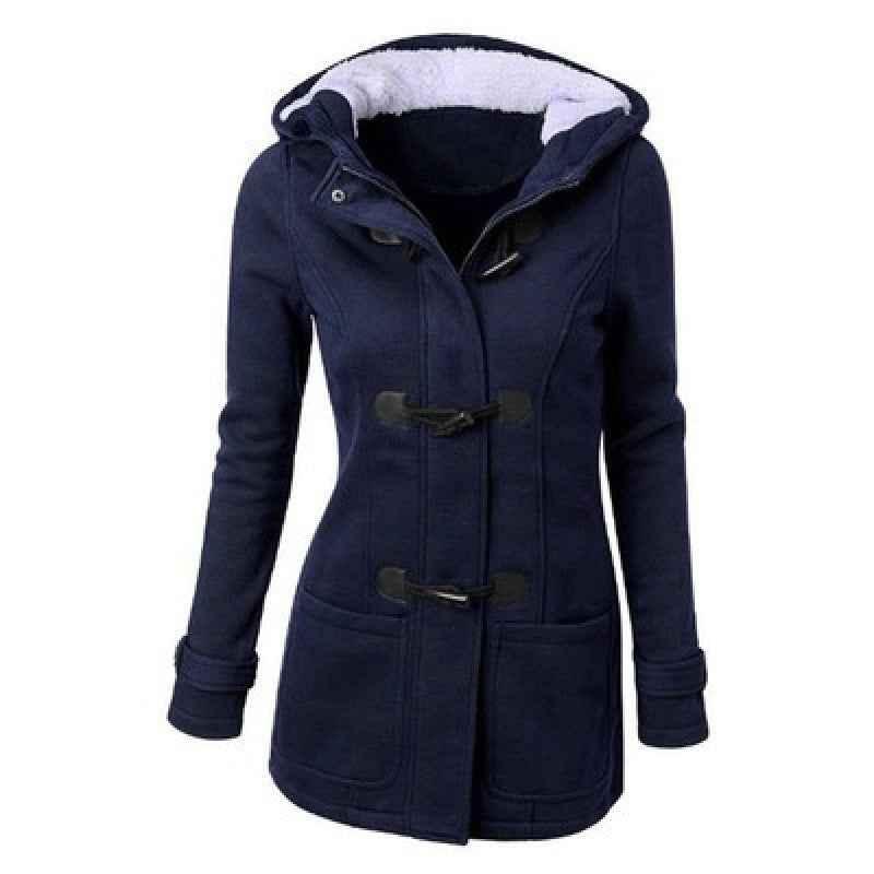 Women's Hooded Cotton-Padded Sweater Coat