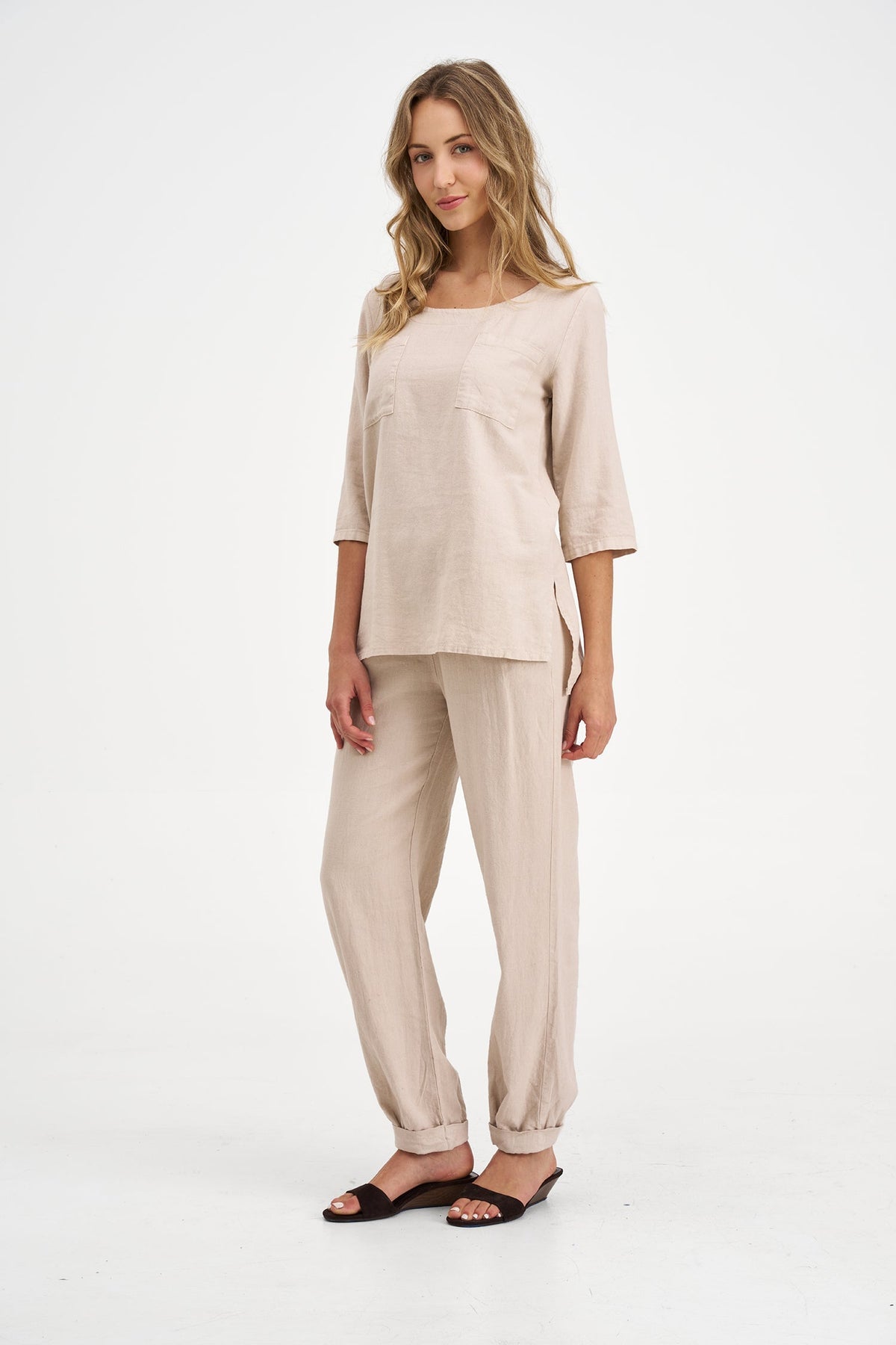 Women's Woven Tunic Top