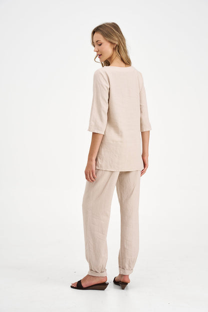 Women's Woven Tunic Top