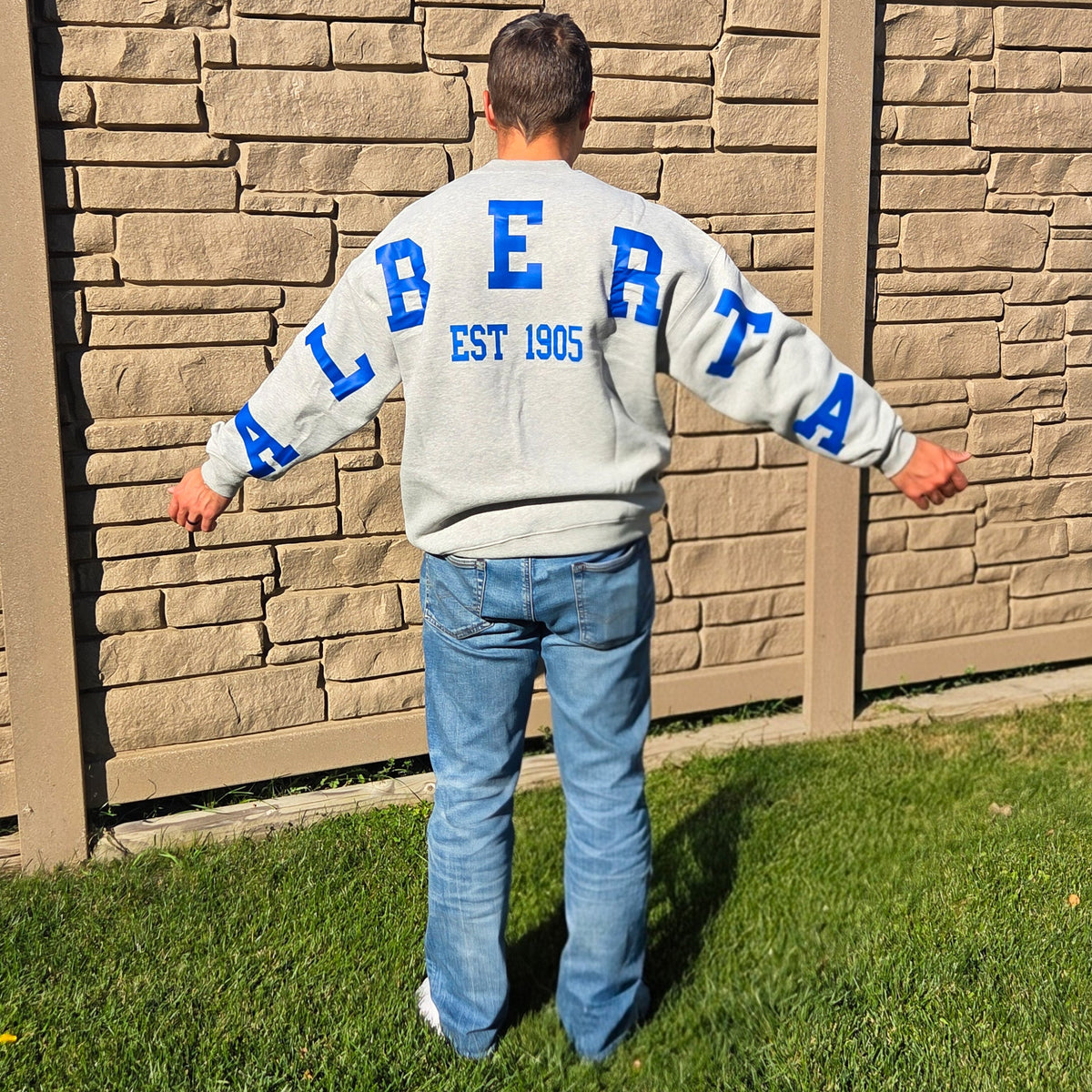 Alberta Back Unisex Crewneck