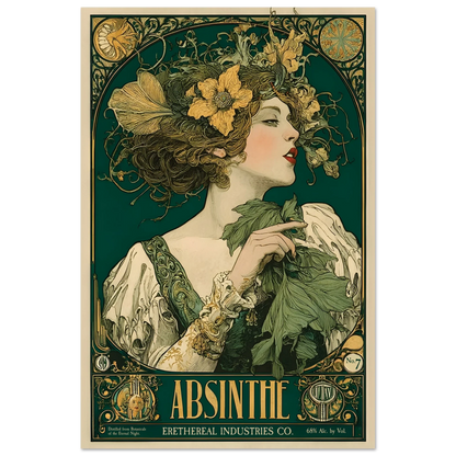 L’Absinthe d’Ombre - Poster & Framed Print