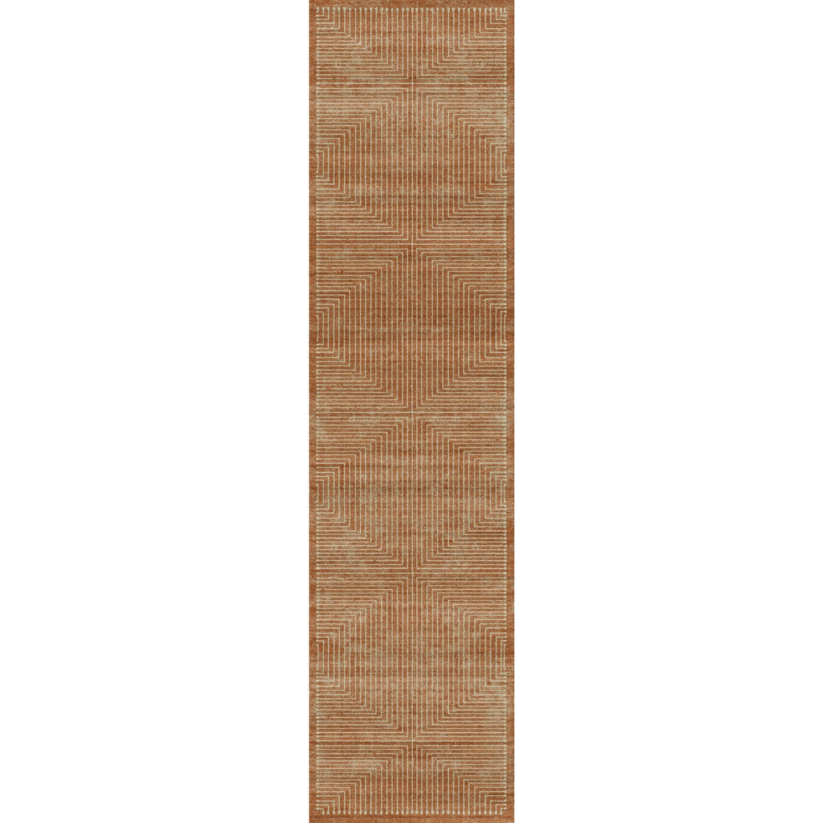 Bond Naturale Orange Elfenbein Teppich