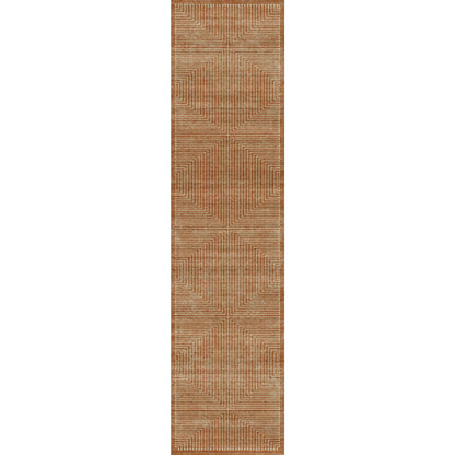Bond Naturale Orange Elfenbein Teppich