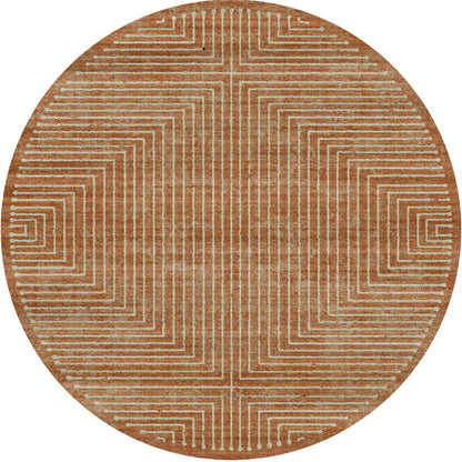 Bond Naturale Orange Elfenbein Teppich