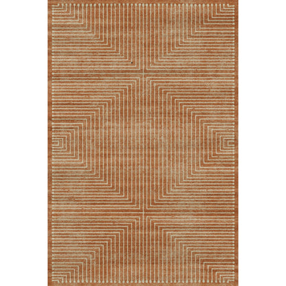 Bond Naturale Orange Elfenbein Teppich