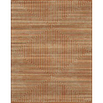 Bond Naturale Orange Elfenbein Teppich