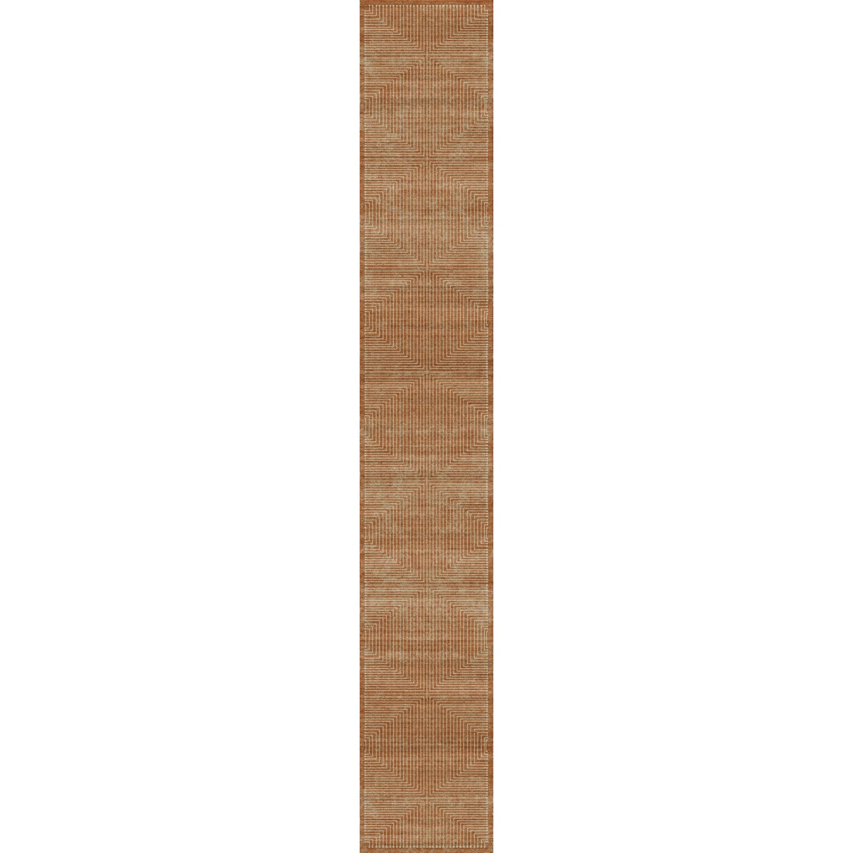Bond Naturale Orange Elfenbein Teppich