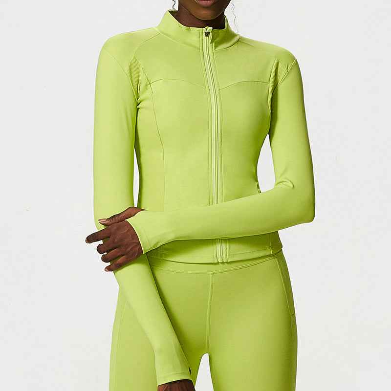 Women’s Nylon Sports Jacket – Autumn & Winter Workout Activewear