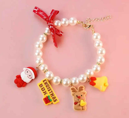 Holiday Elegance Dog Necklace | Christmas Jewelry Collar