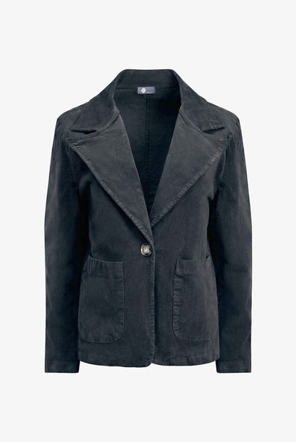 Women's Corduroy Blazer, Long Sleeves, Patch Pockets & Elbow Patches