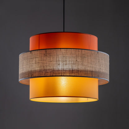 TRIO Jute Mid-Century Boho Large Pendant Ceiling Light Fixture for Kitchen Island, Dining Room & Living Room - AURABAGS SHOP