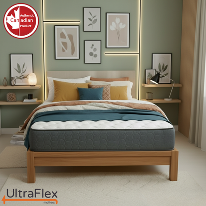 UltraFlex® HERCULES Feste orthopädische Matratze – Kühlgel, hochdichter Sojaschaum, Wirbelsäulenpflege | CertiPUR-US® | Hergestellt in Kanada