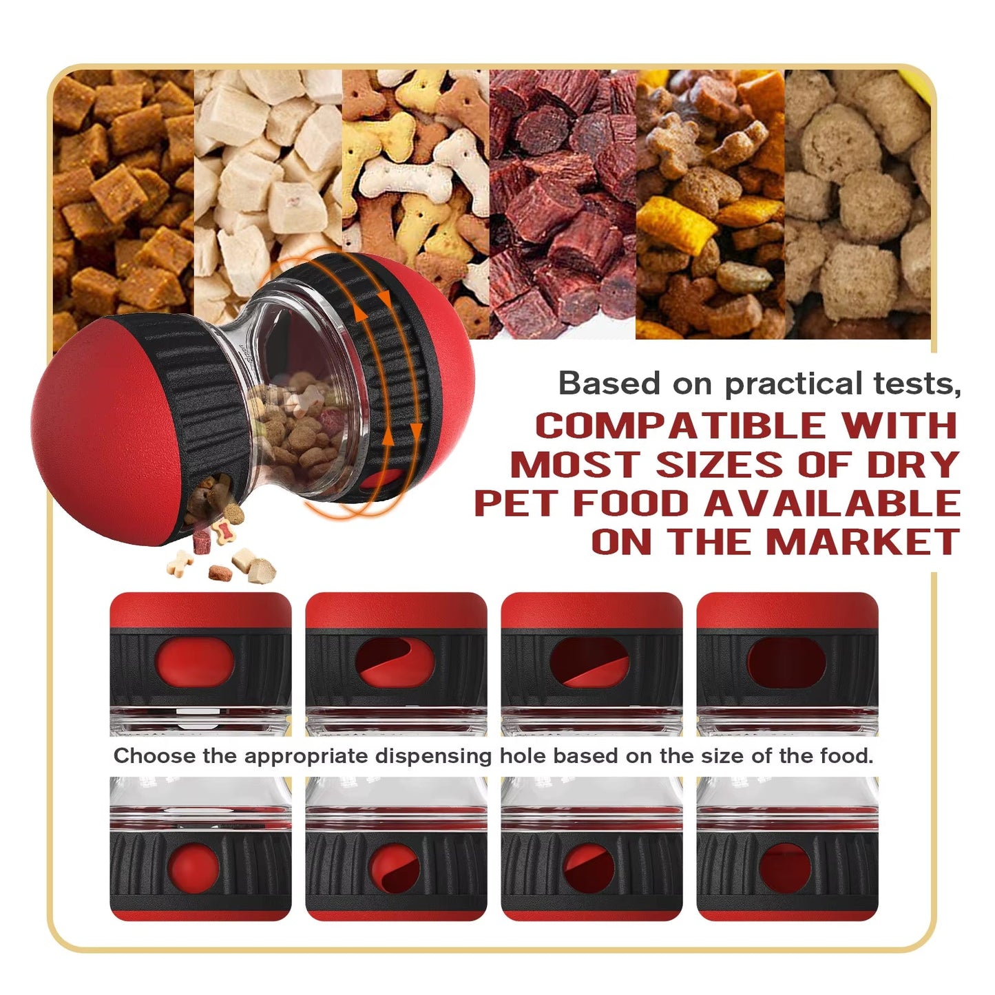 Dog Oval Slow Feeder Toy