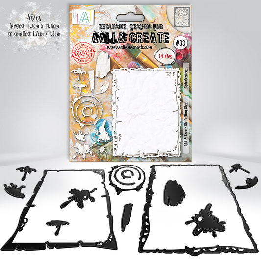 AALL and Create #33 - Die-Cutting Die Set - Splodazzlers
