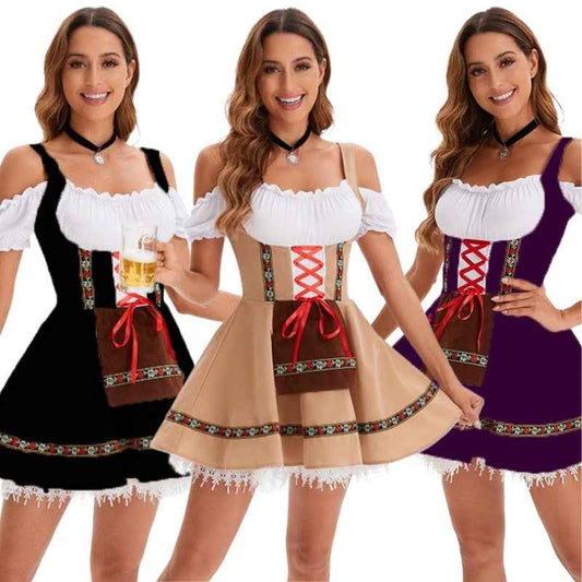Women’s Beer Festival Costume – Oktoberfest-Inspired Performance Outfit & Party Dress