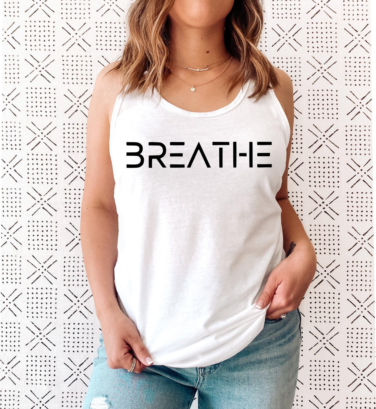 BREATHE Yoga Tank Top