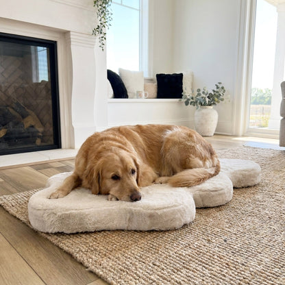 hide shape dog bed