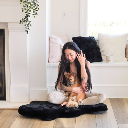 hide shape dog bed