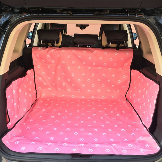 Dog Car Hammock Seat Cover – Waterproof Oxford Pet Travel Mat with Safety Harness