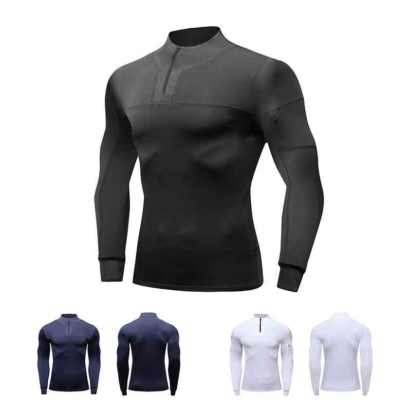 Long-Sleeve Quick-Dry Sports Coat – Outdoor Tactical Workout Activewear