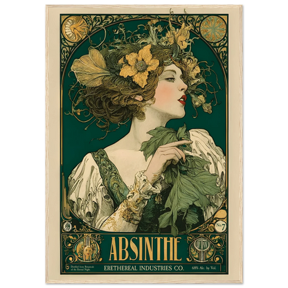 L’Absinthe d’Ombre - Poster & Framed Print