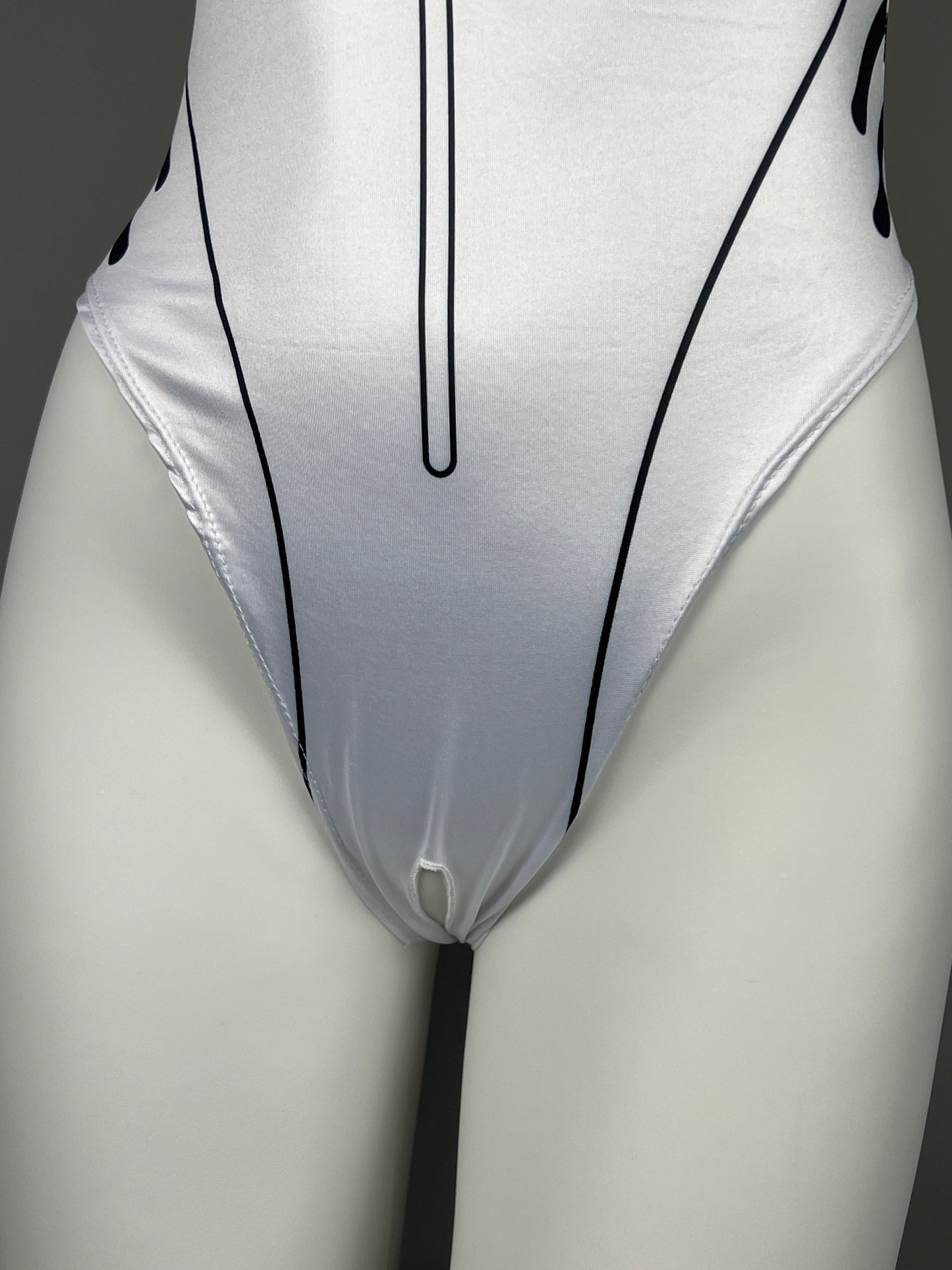 Crotchless Anime Style Cosplay Bodysuit Lingerie Costume