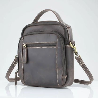 Hunter Leather Bag with Top Handle
