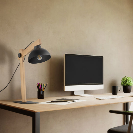 OSLO Black Scandinavian Night Lamp - AURABAGS SHOP