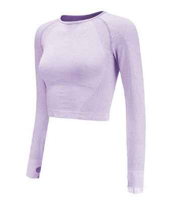 Yoga Long Sleeve Workout Top – Women's Performance Fitness Activewear