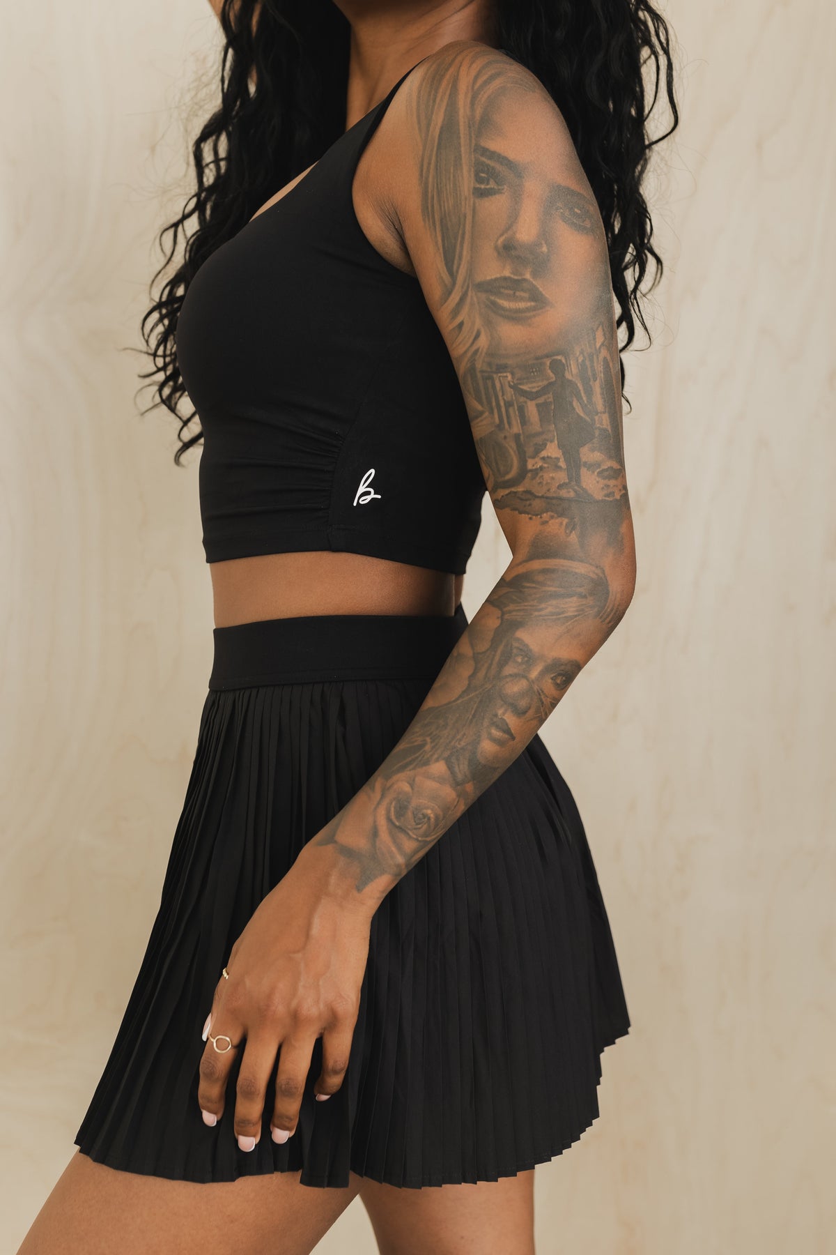 Micro Pleated Skirt
