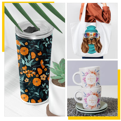 TeckWrap Sublimation Paper 8.3"X 11.7" For Inkjet Printer (100sheets)