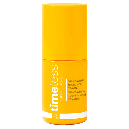 Timeless Skin Care Vitamin C Serum with Vitamin E & Ferulic Acid - 20% Vitamin C Brightening - Face Serum for Oily & Dry Skin - Fragrance-Free for Skin Care 🍁 All In One Marketplace Canada