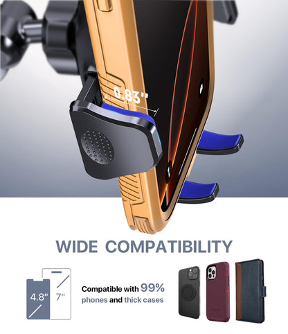 Miracase [2026 Upgraded Strong Military Grade Suction Cup] Car Phone Holder for Cars Dashboard Windscreen Air Vent Desk, 4 in 1 Mobile Phone Mount Automobile Cradle Stand for All Smartphones 🍁 All In One Marketplace Canada