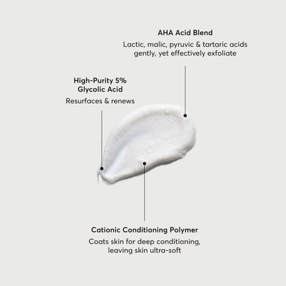 Naturium The Smoother Glycolic Acid Exfoliating Body Wash | With an AHA Blend of Glycolic & Lactic Acids, For Rough, Uneven Skin | 16.9 FL OZ / 500 ml 🍁 All In One Marketplace Canada
